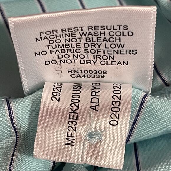 Peter Millar Summer Comfort LACC 123rd US Open Shirt Mens Large Green Golf Polo - Picture 13 of 14